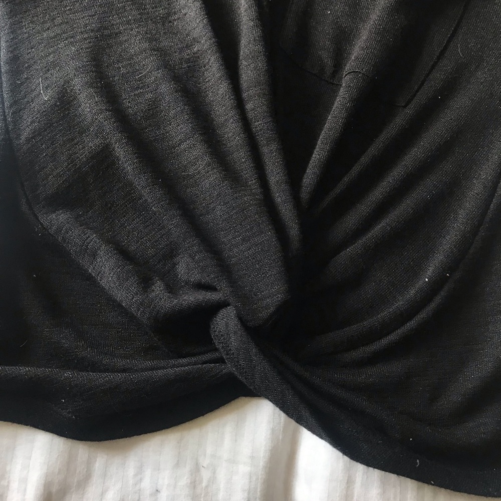 Black Wilfred Free Tie T-Shirt - Picture 2 of 4